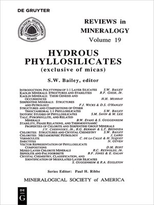 cover image of Hydrous Phyllosilicates